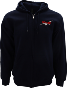 Embroidered Full-zip Hooded Jacket