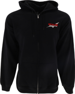 Embroidered Full-zip Hooded Jacket