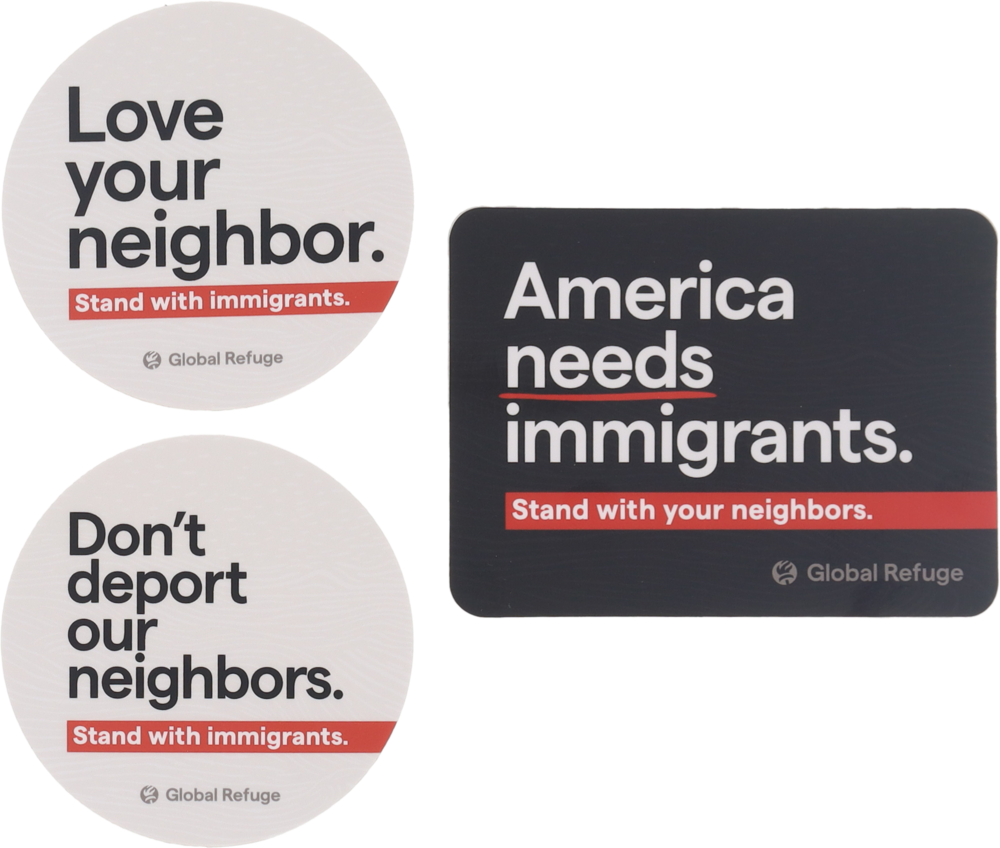 America Needs Immigrants Sticker Bundle (Packs of 3)