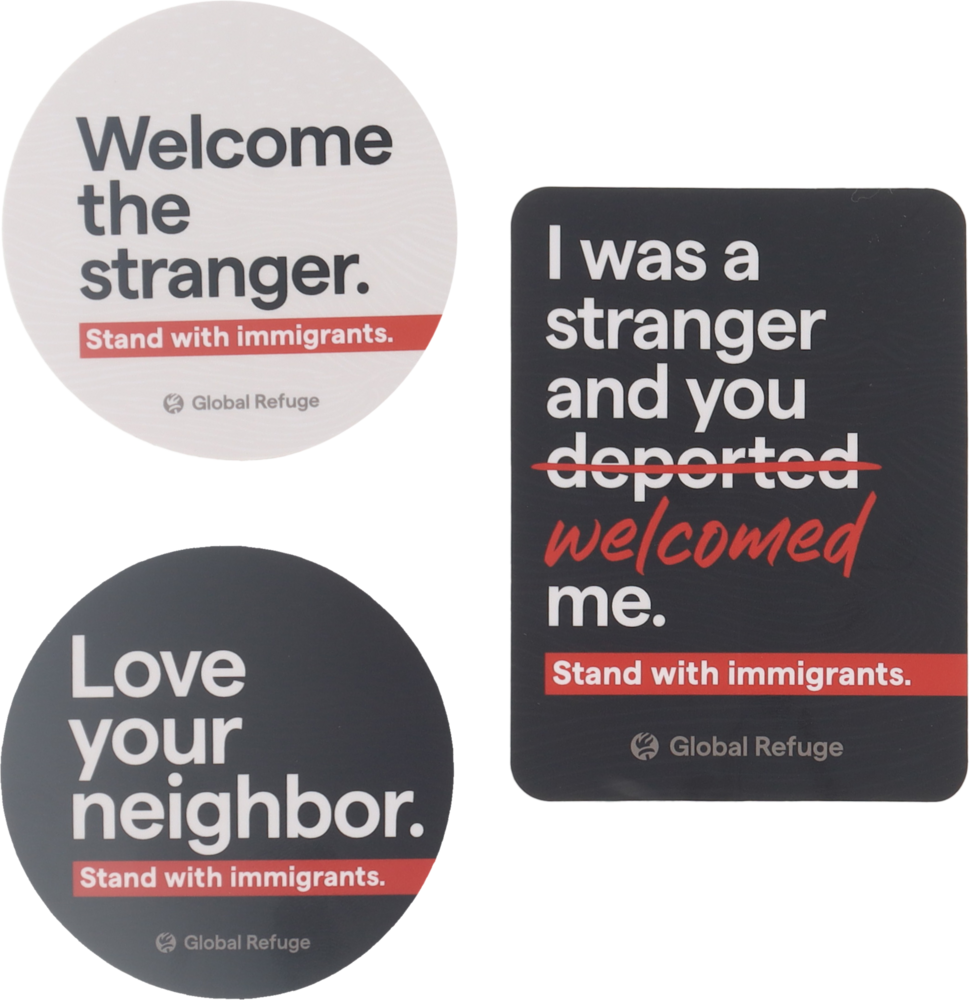 Welcome the Stranger Sticker Bundle (Packs of 3)
