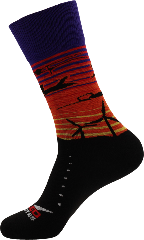 Desert Sunset Crew Socks