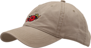 Ladybug Khaki Hat