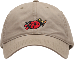 Ladybug Khaki Hat