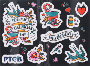 2026 Pharmacy Technician Day Sticker Sheet