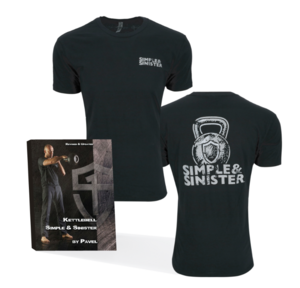 Kettlebell Simple & Sinister Book + T-Shirt