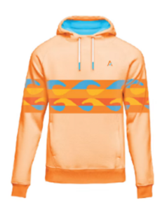 Men's Wave high Neck Hoodie