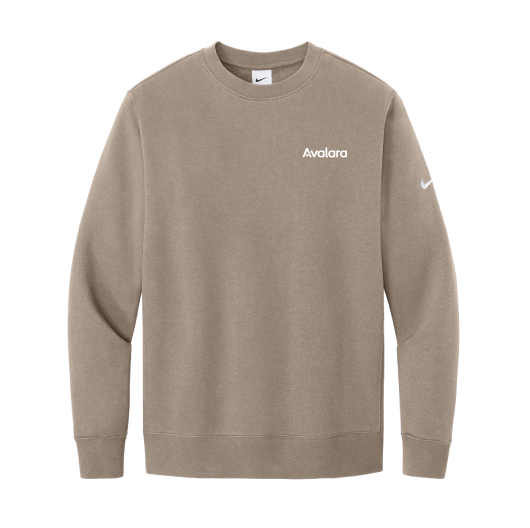 Unisex Nike Club Fleece Sleeve Swoosh Crew