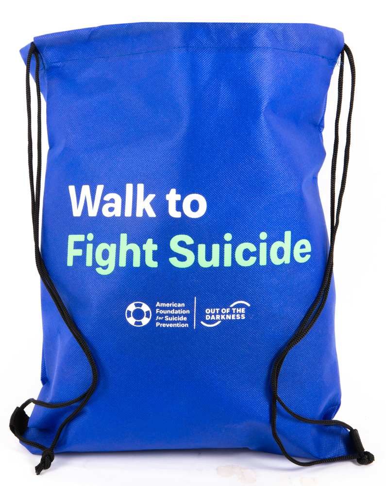 Out of the Darkness Drawstring Backpack
