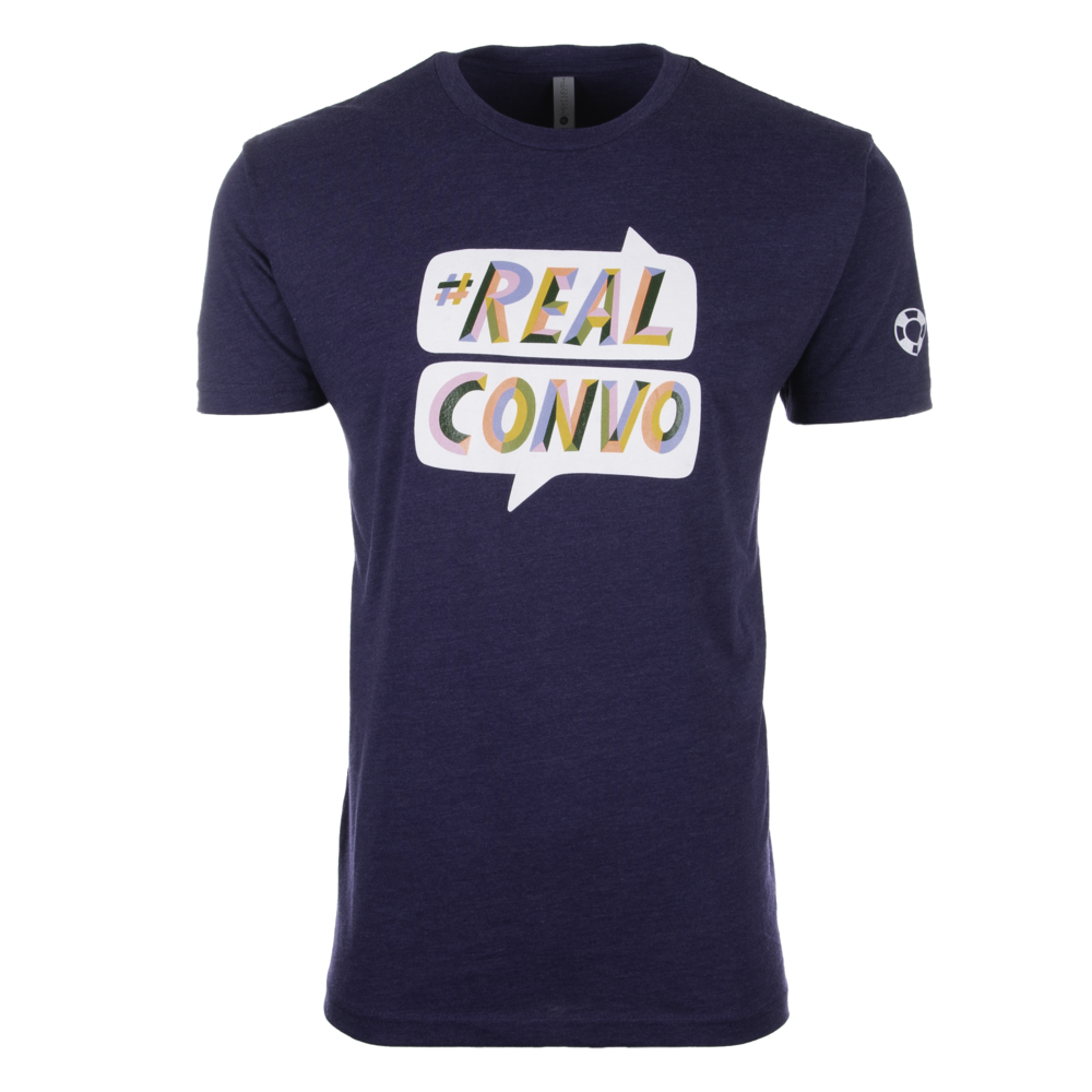 Unisex Illustrated #RealConvo Crewneck