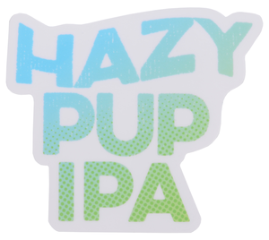 Hazy Pup Logo Sticker