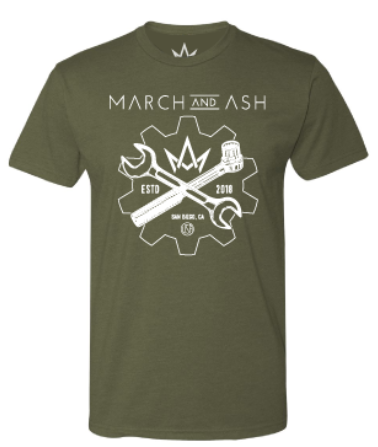 March and Ash Wrench T-Shirt