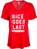 Rice Goes Last Women's Tee image 1