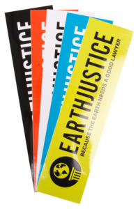 11"x3" English Bumper Sticker (Pack of 5)