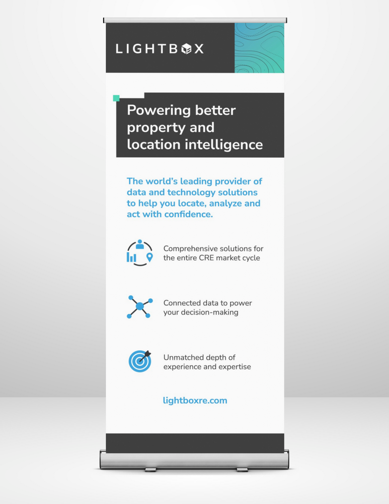 LightBox - General: 33" Retractable Banner