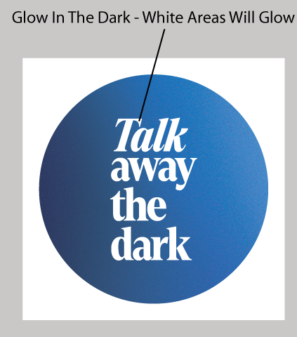 Talk Away the Dark Tattoo ENGLISH - (Pack of 10)