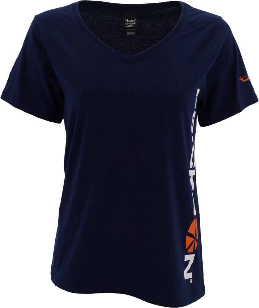 Women's Hanes Perfect-T Cotton V-Neck T-Shirt