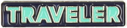 Traveler Enamel Pin