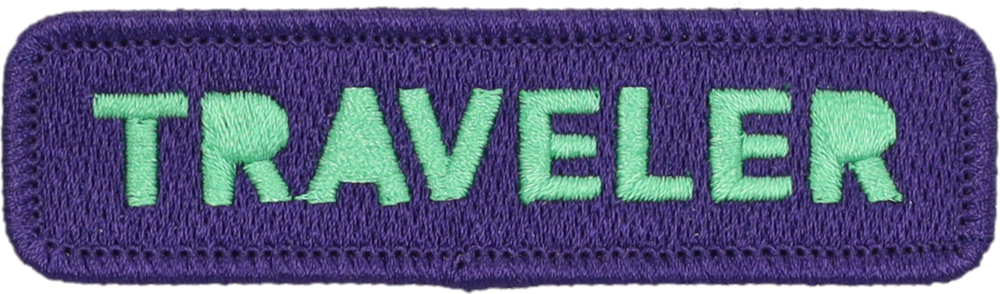 Traveler Iron-On Patch