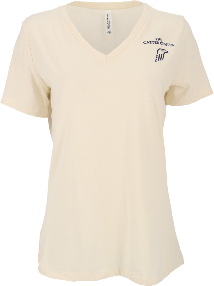 Women's Short Sleeve Natural White T-Shirt