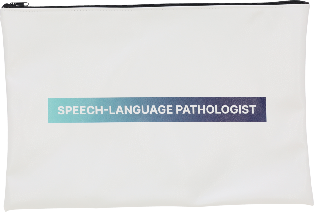 Speech Language Pathologist Vegan Leather Pouch