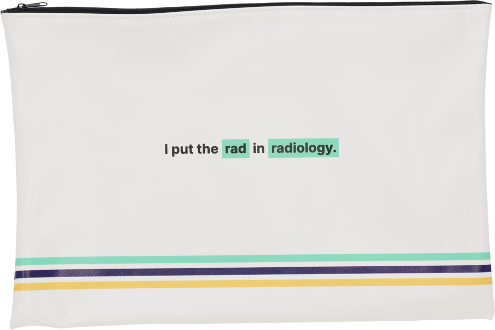 Radiology Tech Vegan Leather Pouch