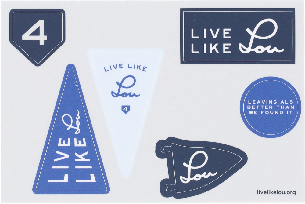 Live Like Lou Sticker Sheet