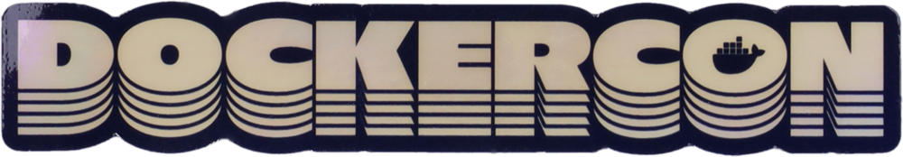  Retro Stack DockerCon Sticker 