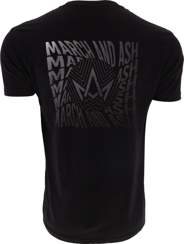 Black Faded Logo T-Shirt