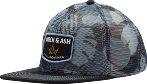 Leaf Print Snap Back Hat