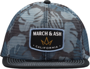 Leaf Print Snap Back Hat