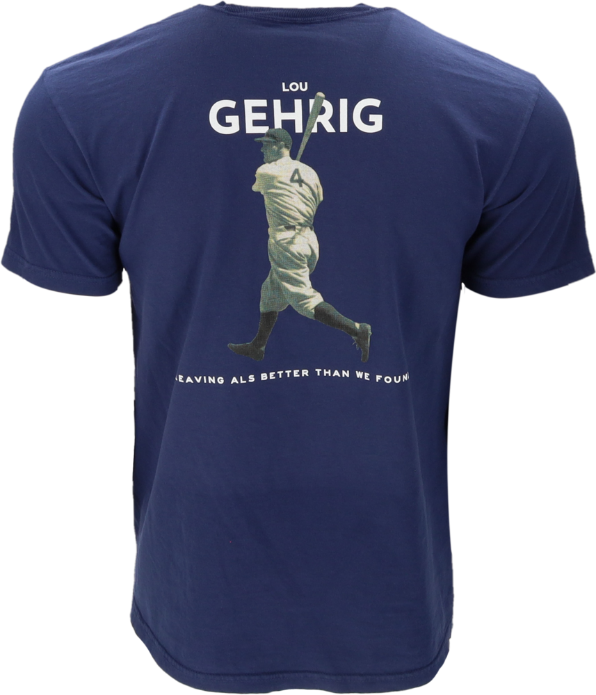 Lou Gehrig Pocket T-Shirt (Navy)