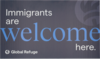 Immigrants Are Welcome Here Yard Sign image 2
