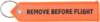 Remove Before Flight Keychain - Orange image 1