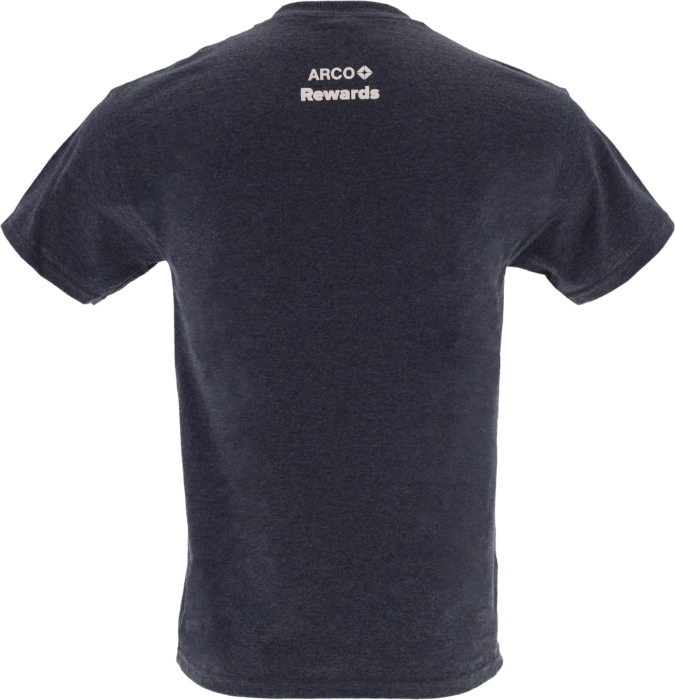 Gildan Save Money on Fuel T-Shirt - ARCO Rewards - Heather Navy