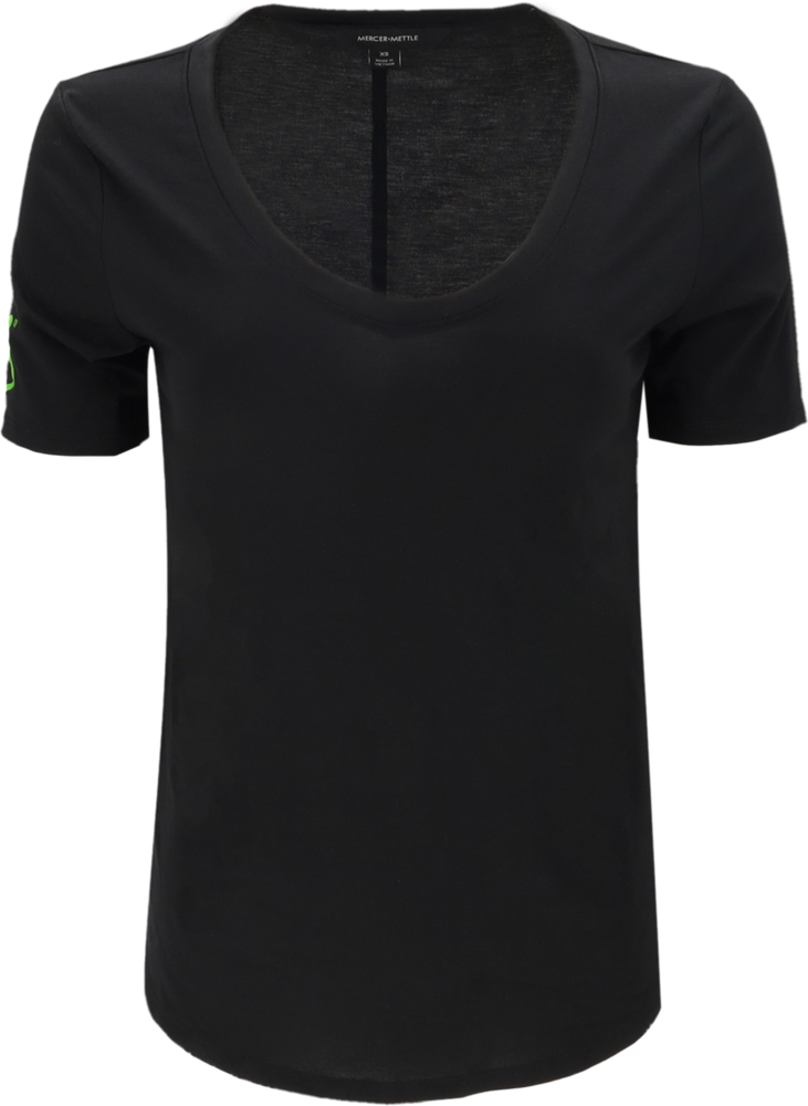 Women's Relaxed Stretch Jersey Scoop Tee 