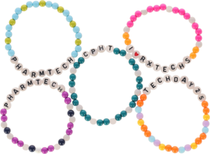 Pharmacy Technician Beaded Word Bracelets (Set of 5)