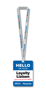 ARCO Rewards - Loyalty Liaison - Lanyard + Badge