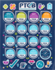 PTCB Credential Sticker Sheet - (8" x 10") image 1