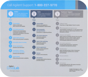 Mouse Pad - Service Phone Tree