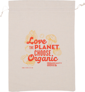 Love the Planet Drawstring Bag
